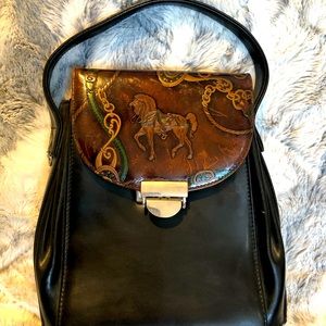 Leather purse from Italy